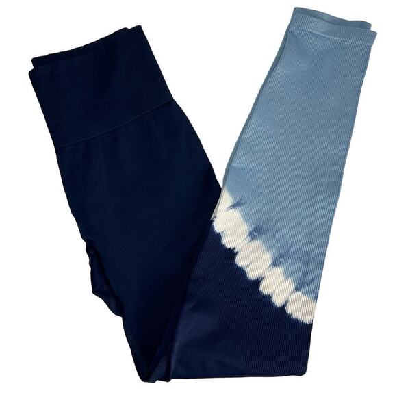 EUC Victoria Secret PINK Tie Dye Cool and Comfy Ombré Seamless Leggings Small - Picture 1 of 9